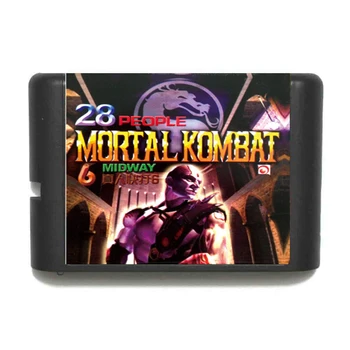 Mortal Kombat 6 Na Pola puta 28 Osoba je 16-bitna igraća karta MD Za Sega Mega Drive Za Genesis