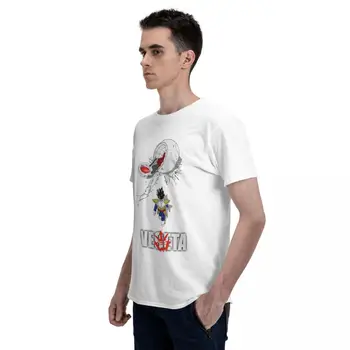 Muška Majica Bandai Dragon Ball Princ Сайянов Pamučna t-komada Kratkih Rukava Anime Dbz t-Shirt Majice s urezima Plus Size
