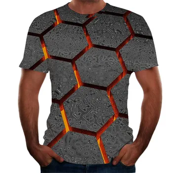 Muška majica Godina Novi Stil 3D ispis Majica s kratkim rukavima Muška moda Udobnost Muška t-Shirt Ulica odjeća Camisetas hombre