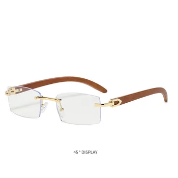 Muške sunčane naočale rimless u stilu punk 2021 Nova moda Berba nijanse UV400 Frameless gradijent ispunjava sunčane naočale Modni lunete