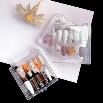 Nadzemni nokte Kliknu na Nosivi Poklon kutiji Kvalitetan Prozirni Trg Pakiranje kutija za okretanje alata za Nadzemne nokte Gotov proizvod