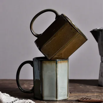 Nordijsko keramičke kava bubalo Klasicni Pećnica čajne šalice ured za kreativni brončani šolja za vode poklon tati za rođendan