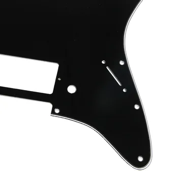 Nova 3-Sloj Crna ukrasna Maska za gitaru za Fender Stratocaster HS Single Pipdog Dvostruki