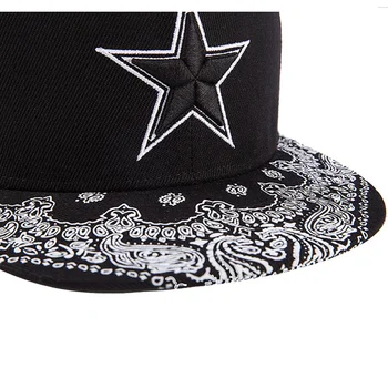 Nova jesensko-zimsku kapu sa izvezenim petokrakom zvijezdom, podesiva kapu snapback, pamučna ulica hip-hop šešir, sunčane kape gorras