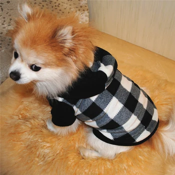 Nova toplo runo pokrivač odjeća za pse Božićne veste za pse Zimske kućni ljubimci Sportska majica sa kapuljačom Chihuahua Francuski buldog Odijelo