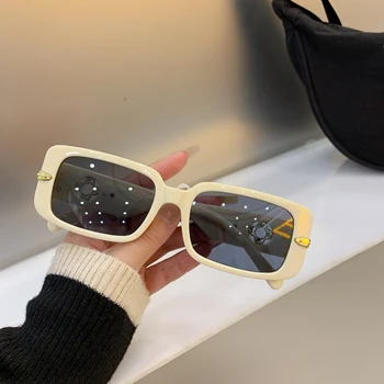 Nova Vruća Moda Mali kvadratni okvir Za žene Ženske sunčane naočale Retro-fashioned na Popularni Eyewaer Luksuzne Marke dizajner berba nijanse