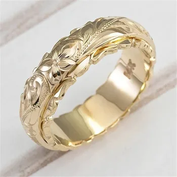 Novi 14 Do позолоченная ovjes navoj u cvijet ruže prsten joker net crvena eksplozije nakit rep prsten lijep poklon-iznenađenje zlatno prstenje