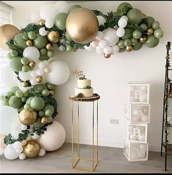 Novi Dodaci za ukrašavanje svadbene zurke Kombinirana slavoluk s balonom, Set za DIY Sretan Rođendan, Dječji tuš, Božićni Kućni dekor