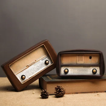 Novi Europski Model Radio od Smole Nostalgija Nakit Stari Radio Zanat Bar Pribor Za uređenje Doma Dar Imitacija Antikviteta