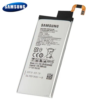 Original Bateriju EB-BG925ABA za Samsung GALAXY S6 Edge G9250 G925l G925F G925L G925K G925S Baterija telefona EB-BG925ABE 2600 mah