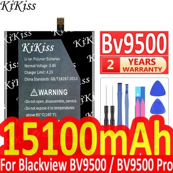 Original Bateriju KiKiss 15100 mah BV 9500 za Blackview BV9500 / BV9500 Pro BV9500Pro MT6763T 536380 Baterije za telefone