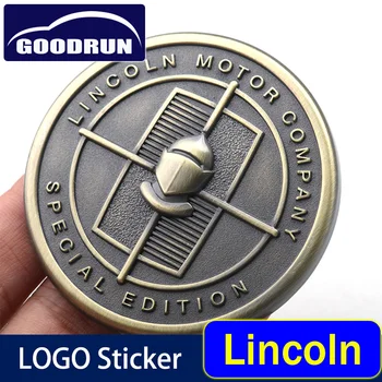 Oznaka sa logom metalne karoserije vozila za Lincolna eksterijer auto 3D štit stil dekoracije pribor