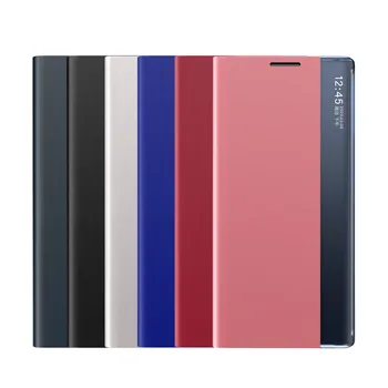 Pametan Kožna Flip torbica za Xiaomi Redmi Note 10 10S 9 Pro Max 9S 9T 8 8T 9A 9C MI 11 Lite 11T 10T POCO X3 NFC M3 Magnetski poklopac