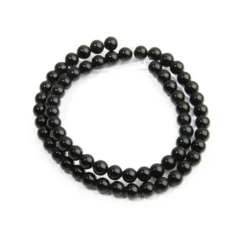 Perle od prirodnog kamena Crni Ahat 4 mm Modni nakit Slobodan Perle za izradu nakita Ogrlica DIY Narukvica