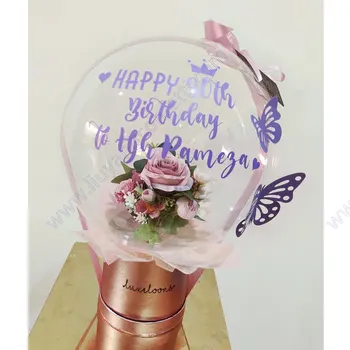Poklon Kutija Iznenađenje Novčani Loptu Pakiranje Luksuzni Običaj Dijete Pop Cvijet Traka Nakit Za Vjenčanje Cijele Bijeli Muškarci Rođendan Novu Godinu