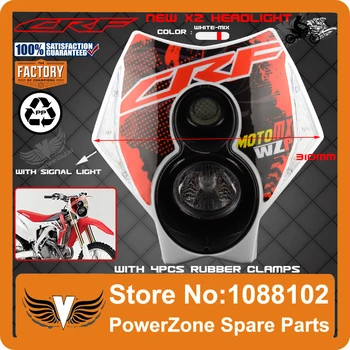 Powerzone Trail Tech Motor Motocross Supermoto X2 Svjetla za Maglu Ulični Borac CR CRF 250 450 250R 450R
