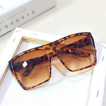 Prevelike Sunčane naočale Ženske Luksuzne Dizajnerske Boxy Vintage Klasične Sunčane Naočale Naočale za lady UV400 Veliki okvir Люнет Гафас