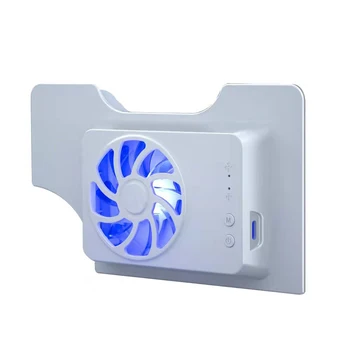 Prijenosni Vanjski Bešumni Ventilator za Hlađenje prikladan za Nintendo Switch OLED Docking station Konzole za Postolje Hladnjak Hladnjak Bijela Podloga