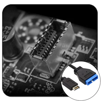 Prilagodnik za Računalo Kabel SAMTIAN USB 3.1 Type-E NA USB 3.0 20p Javno Proširenje za Adapter Matična Ploča ASUS i GIGABYTE