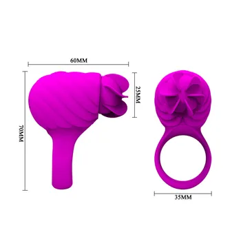 Prilično ljubav 3 opcije ventilator revolving rotacije silikonski penis vibrator klitoris maser zube punjive seks-igračke