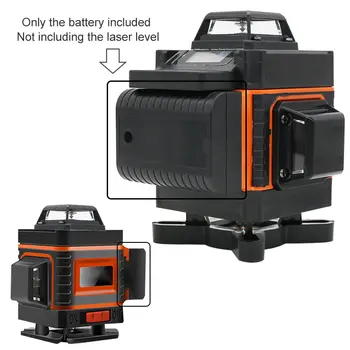 Punjiva Litij Baterija Laser Razine 2400 mah Posebna litij-ionska Baterija s malim utor za 12 Linija i 16 Linija Laser Razini