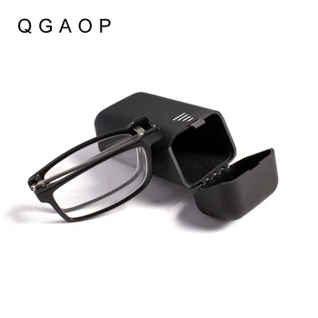 QGAOP Anti-Plavo Svjetlo Blokiranje Naočale Za Čitanje Sklopivi za Muškarce Naočale s filtrom
