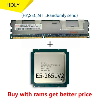 Ram memorija DDR3 server 4G s radijatora 1066 Mhz procesor E5-2651V2 1,8 LGA 2011 SR19K Двенадцатиядерный stolni procesor