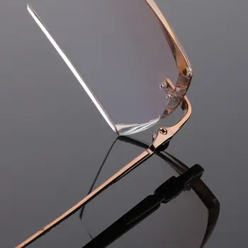 Reven Jate 611 Čisti Titan Rimless Diamond Brušenje Muške Naočale Okvira Optički Naočale Na Recept Muške Naočale Moda