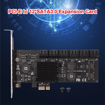 SA3112J PCIE Adapter 12-port PCI-Express X1 karticu za SATA kontroler 3.0 Kartica za Proširenje 6 Gb / s Visoke Brzine za stolna RAČUNALA