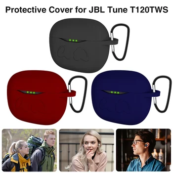 Silikonska Zaštitna Navlaka Torbica za slušalice sa zaštitom od pada Torbica za Slušalice JBL Tune 220 TWS/Tune T120TWS Bežične Slušalice Bluetooth Pribor