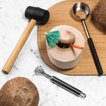Skup открывалок Za uklanjanje mesa sa čekićem Sef od nehrđajućeg čelika za mlade kokosa LAD3