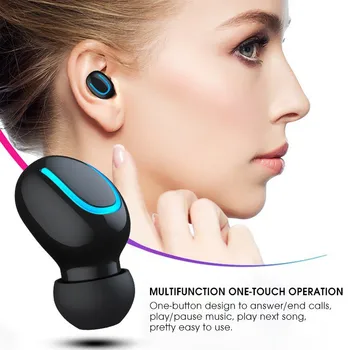 Slušalice-Blizanci Bluetooth Slušalice Za Blackview BV9100 BV6100 A80 Pro BV9800 BV9500 Plus Bežične Slušalice Sa Mikrofonom
