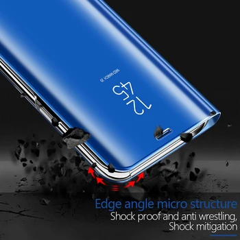 Smart mirror Flip Torbica za telefon Xiaomi Redmi Note 9 9s 8 8T 9C 9A 9T 10 K40 Pro Max 10T Lite 7A Mi Poco X3 NFC M3 Torbica Coque