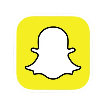 Snapchat Vinil naljepnica Вырезанная pod pritiskom Naljepnica za laptop s punim prozora za društvene mreže JDM