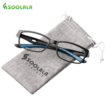 SOOLALA TR90 Naočale za čitanje Sportski Stil Lagane Prozirne Leće, Naočale na recept Okvira Za žene Muške Naočale za čitanje +0,5 - 4,0