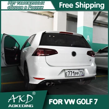 Stil automobila AKD za Novi VW Golf 7 Stražnja Svjetla 2013-2017 Golf7 MK7 Stražnje LED svjetlo GTI R20 Stražnja svjetla u LED DRL+Kočnica+Park+Signal