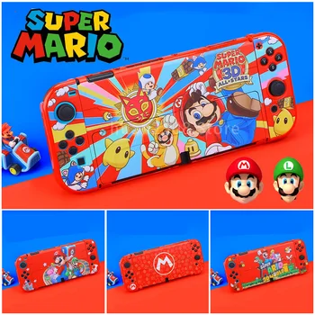 Super Mario Kawaii Zaštitna torbica za Nintendo Switch OLED-poklopac Kožni Omotač Противоударная za konzole Preklopnik OLED NS Pribor