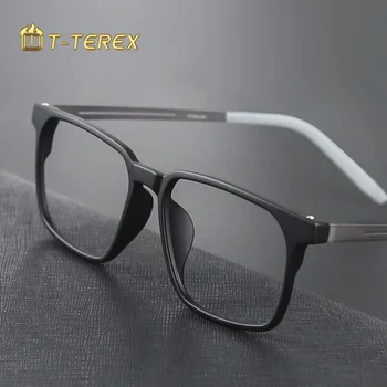 T-TEREX Optički Naočale Za oči Okvira Ultra Kvadratni Naočale na recept Plastične Titan TR90 Okvira Prozirne Leće Za muškarce i žene