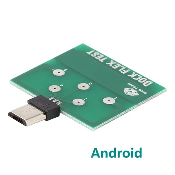 Test naknada Micro USB Dock Flex za iPhone 11 xs x 6 7 8 Android Telefon, Micro USB 8 Pin Type-C U2 Punjač za Punjenje priključne stanice Flex