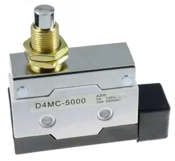 Tipke Klipno Mikro-prekidač Puta SPDT 250 VAC, 10A D4MC-5000