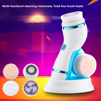 Tipska utičnica Tip baterije AA IPX7 Vodootporan Maser za lica 4 u 1 Električna Četka za skidanje šminke za čišćenje lica