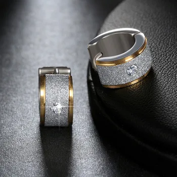 TOBILO Olovo i Nikal Besplatno Za žene Naušnice, Prstenje 2021 Najnoviji Dizajn Nakit od Nehrđajućeg Čelika sa Sjajnim Crystal