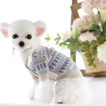 Topla mekana Вязаная odjeća Jesen Zima Džemper za pse za male Srednje i Veće Štene Psi i Mačke Francuski Buldog Teddy Chihuahua