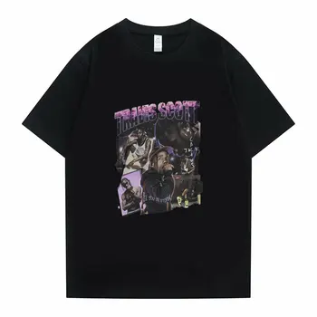 Topla rasprodaja Scott Travis Hip-hop Rap Majica Astroworld Tour Majice Catus Jack shirt Playboi Carti Muške, ženske majice kratkih rukava