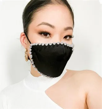 Topla Unisex Punk Metalni lanac Maska za lice Nakit za žene Jednostavan Seksi Noćni klub Večernji Pribor za lica Dar Veliko dostava