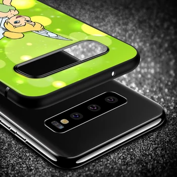 Torbica za telefon Disney Tinker Bell za Samsung Galaxy S21 S22 S20 FE Ultra Lite S10 5G S10E S9 S8 Plus Crni silikon Mekana Torbica