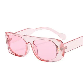Transparentan okvir Kvadratni Sunčane naočale Ženske Berba Dizajnerske Sunčane naočale Ženske Retro Pravokutnik Oculos Gafas De Sol Nijanse UV400