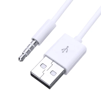 U prodaji 1 kom. 100 cm, Audio Kabel od čovjeka do čovjeka USB 3,5 AUX Audio Priključak Priključak za USB 2.0 Muški Kabel za Punjenje Adapter Kabel
