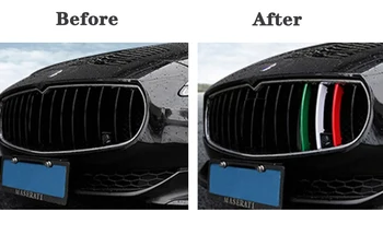 Umetanje ispred rešetke Šminka i Maska Maska za Maserati Ghibli Quattroporte 2013-2017 ABS Kromirani Pribor za karoserije automobila