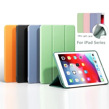 Umjetna koža Трехкратная cover za e-knjige Za 2021 Novi iPad Pro 11 Mini 6 10,2 Torbica 9. generacije za Pro 9,7 2017 2018 Air4 10,9 2020 Air 3 2 1